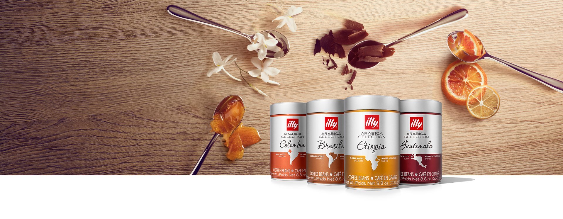 Single origin coffees - illy Coffee from the Kaffeina Group