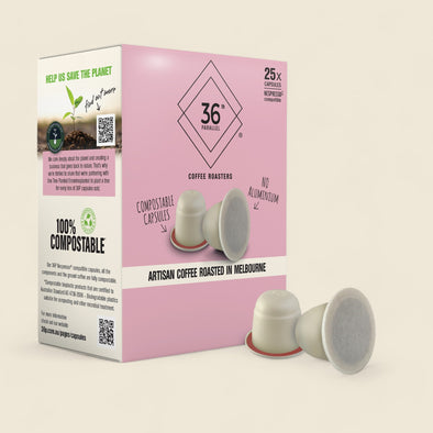 Peru, Honey - Iquira Ruthbel - 25 Compostable Nespresso®* Compatible Capsules