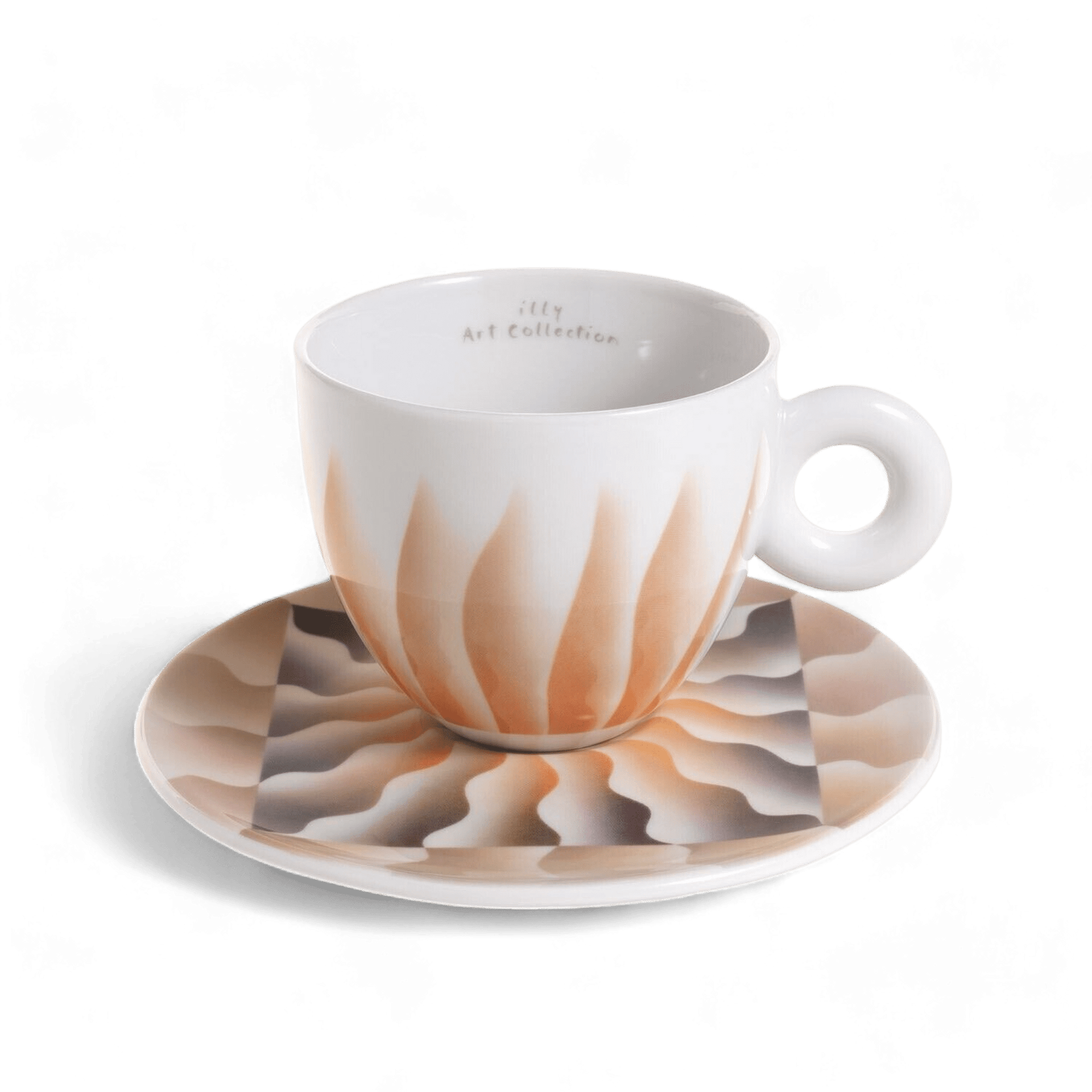 illy Art Collection  - the Judy Chicago Set of 4 Cappuccino Cups