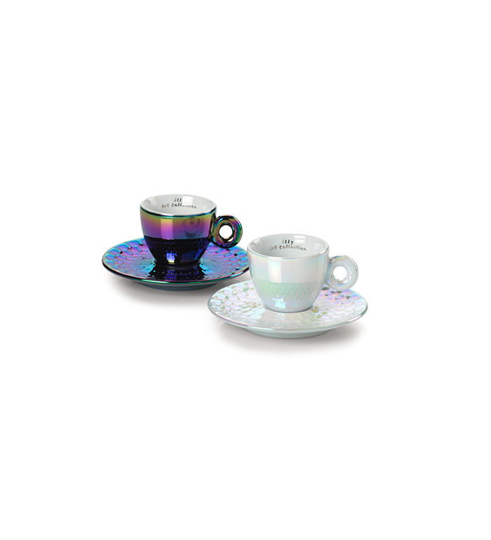 SET OF 2 ESPRESSO CUPS – JOHN ARMLEDER ART COLLECTION