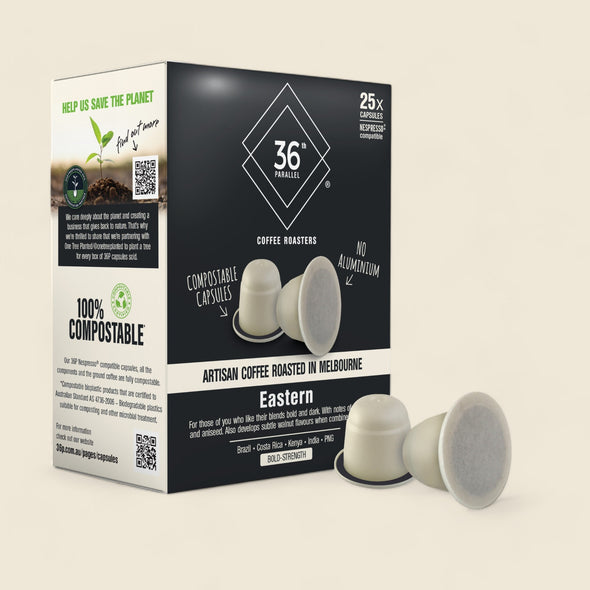 36P Eastern Blend - 25 Compostable Nespresso® Compatible Capsules