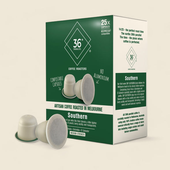 36P Southern Blend - 25 Compostable Nespresso® Compatible Capsules