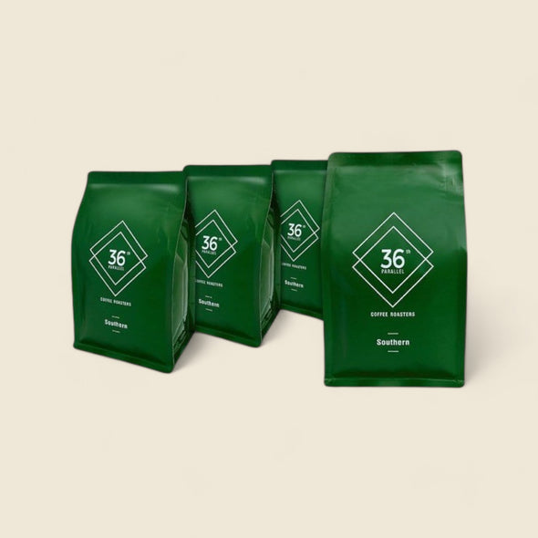 36th Parallel Coffee - Southern Blend - 4 PACK of 250 g