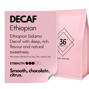 36th Parallel Coffee - ETHIOPIAN - DECAF BEANS - 250 g