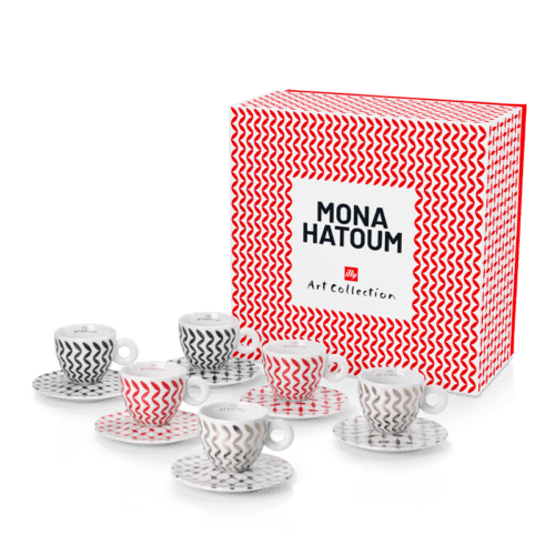 illy Art Collection Mona Hatoum Cappuccino cups - Set of 6 Cups