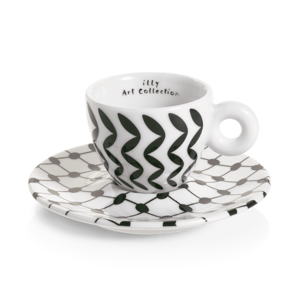 illy Coffee from the Kaffeina Group  Cups Cappuccino cups - Set of 6 Cups illy Art Collection Mona Hatoum Cappuccino cups - Set of 6 Cups