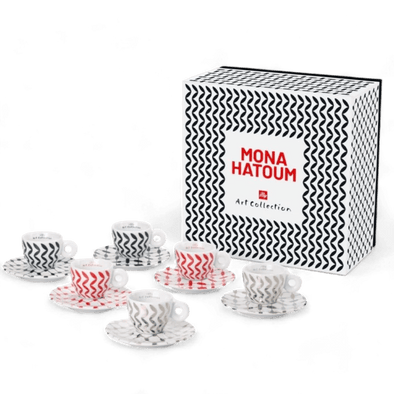 illy Coffee from the Kaffeina Group  Cups Espresso cups - Set of 6 Cups illy Art Collection Mona Hatoum Espresso cups - Set of 6 Cups