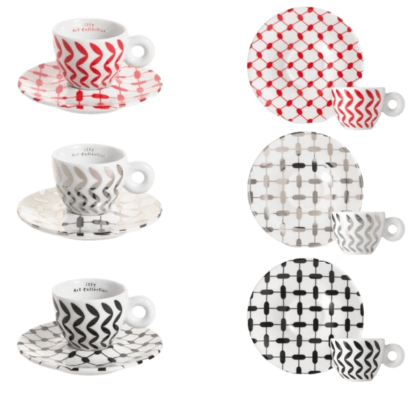 illy Coffee from the Kaffeina Group  Cups Espresso cups - Set of 6 Cups illy Art Collection Mona Hatoum Espresso cups - Set of 6 Cups