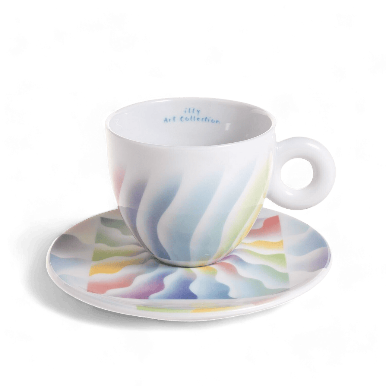 illy Coffee from the Kaffeina Group  Cups illy Art Collection  - the Judy Chicago Set of 4 Cappuccino Cups