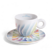 illy Coffee from the Kaffeina Group  Cups illy Art Collection  - the Judy Chicago Set of 4 Cappuccino Cups