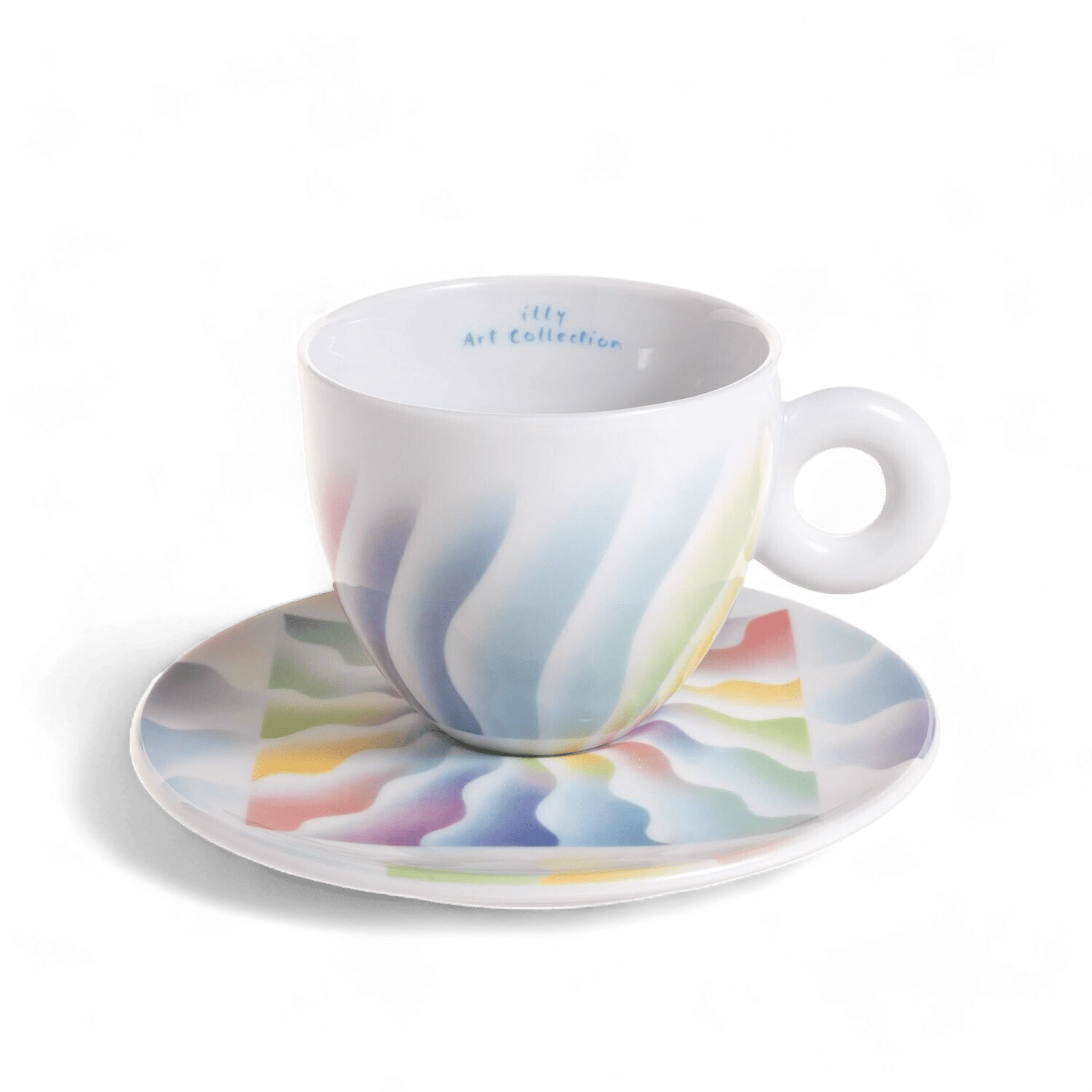 illy Coffee from the Kaffeina Group  Cups illy Art Collection  - the Judy Chicago Set of 4 Cappuccino Cups