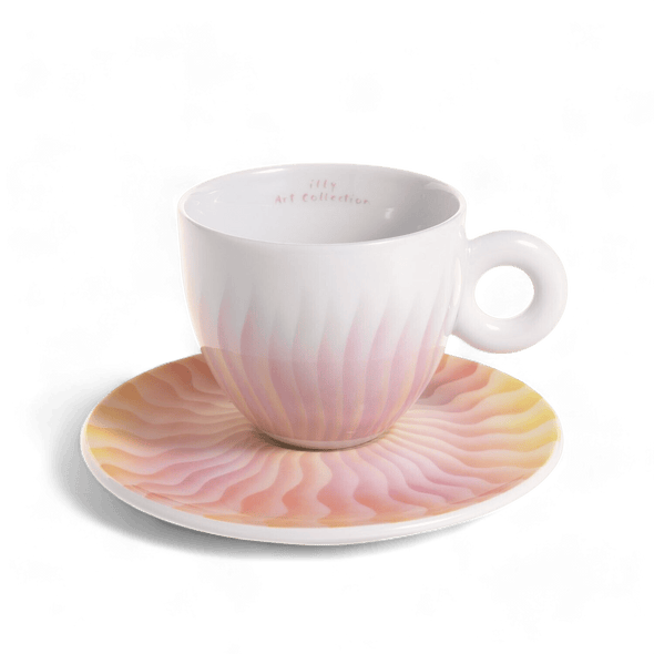 illy Coffee from the Kaffeina Group  Cups illy Art Collection  - the Judy Chicago Set of 4 Cappuccino Cups