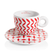 illy Coffee from the Kaffeina Group  Cups Set of 2 Cappuccino cups illy Art Collection Mona Hatoum Cappuccino cups - Set of 2 Cups