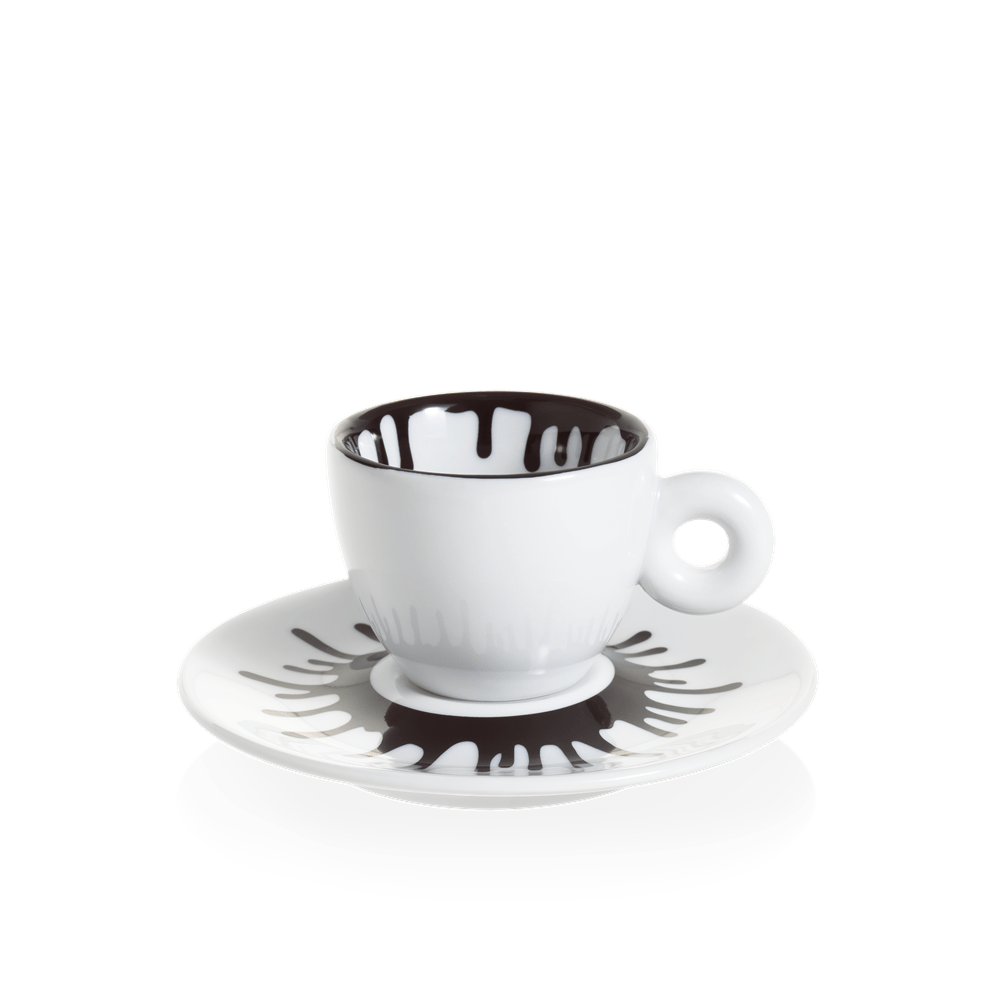 illy Coffee from the Kaffeina Group  Cups Set of 2 espresso coffee cups illy Art Collection Ai Weiwei Set of 2 Espresso Cups