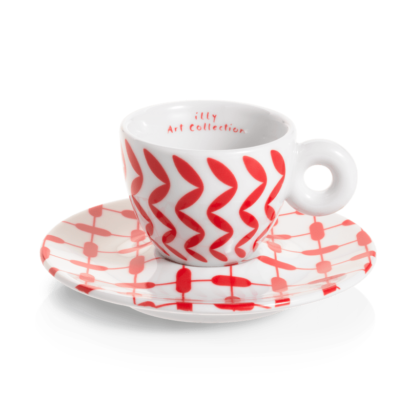 illy Art Collection Mona Hatoum Espresso cups - Set of 2 Espresso Cups