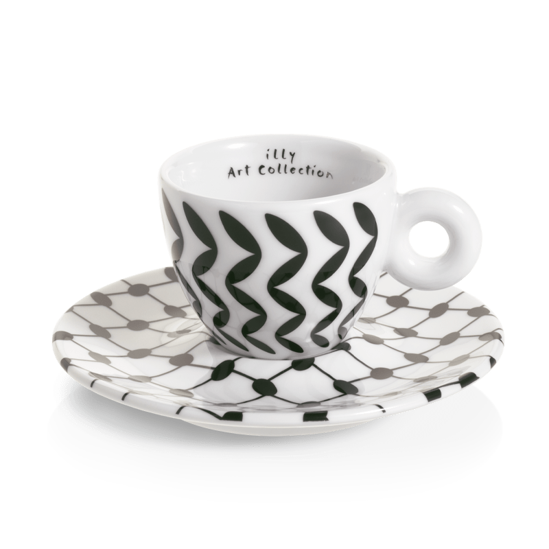 illy Art Collection Mona Hatoum Espresso cups - Set of 2 Espresso Cups