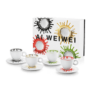 illy Art Collection Ai Weiwei Set of 4 Cappuccino Cups