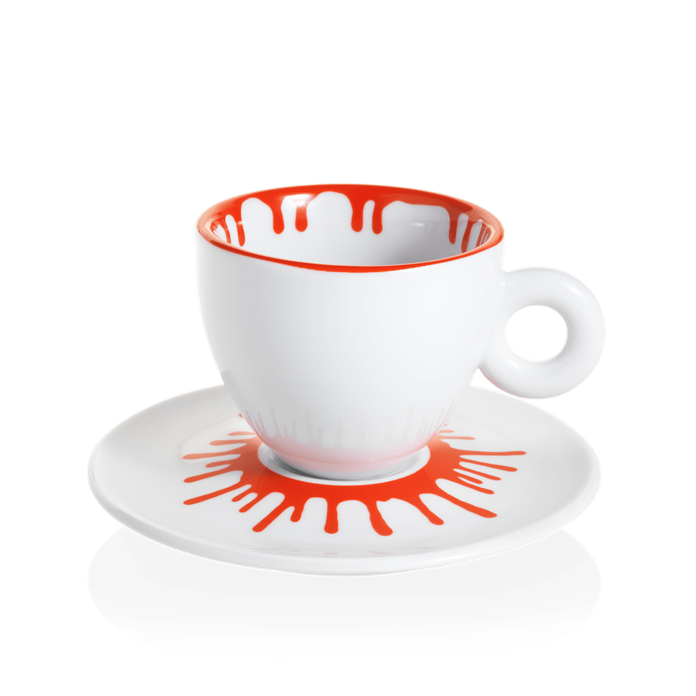 illy Art Collection Ai Weiwei Set of 4 Cappuccino Cups