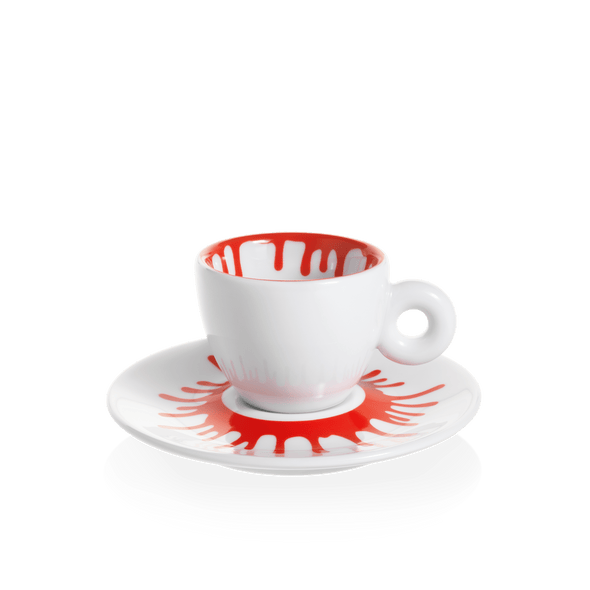 illy Coffee from the Kaffeina Group  Cups Set of 4 Espresso Cups illy Art Collection Ai Weiwei Set of 4 Espresso Cups