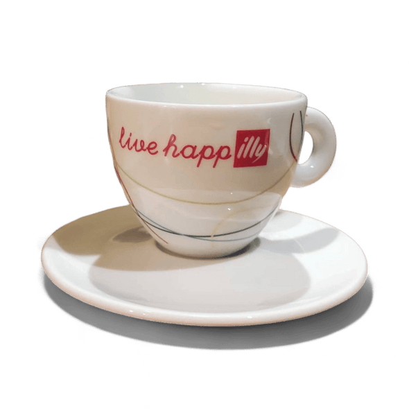 illy Coffee from the Kaffeina Group  Unclassified LIVE HAPPilly - Box of 12 cups no saucers
