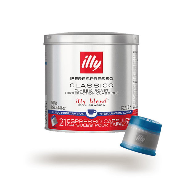 Illycaffè Unclassified Single Tin IPERESPRESSO CAPSULES CLASSICO LUNGO - MEDIUM ROAST